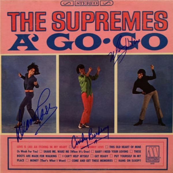 The Supremes signed A Go Go album