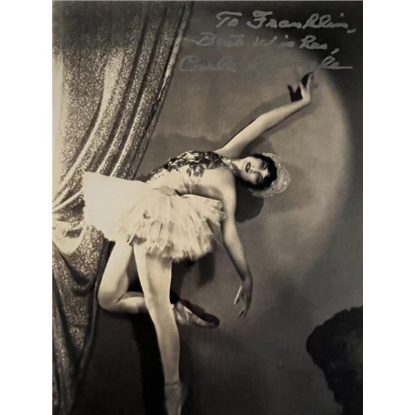 Carla Laemmle signed photo