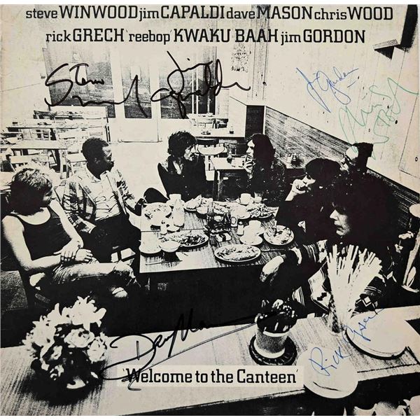 Traffic Welcome to the Canteen signed album