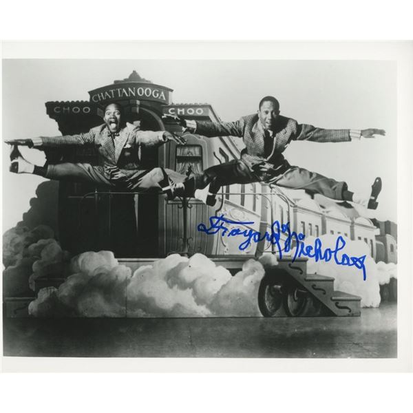 Cotton Club Fayard Nicholas signed photo