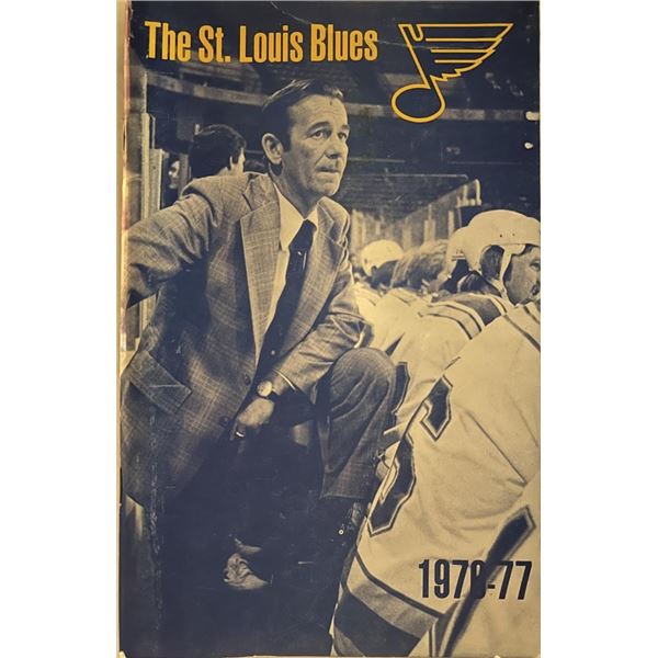St. Louis Blues 1976-77 team program