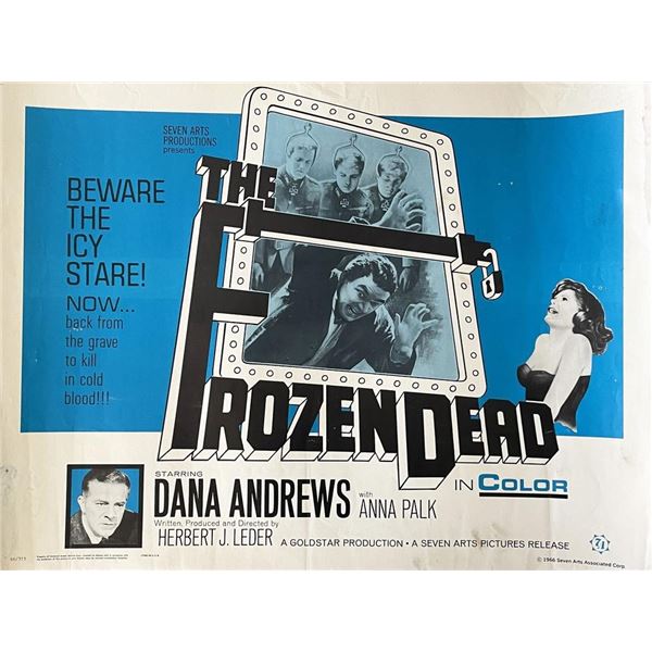 The Frozen Dead 1967 vintage movie poster