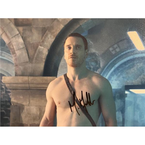 X Men Michael Fassbender signed photo