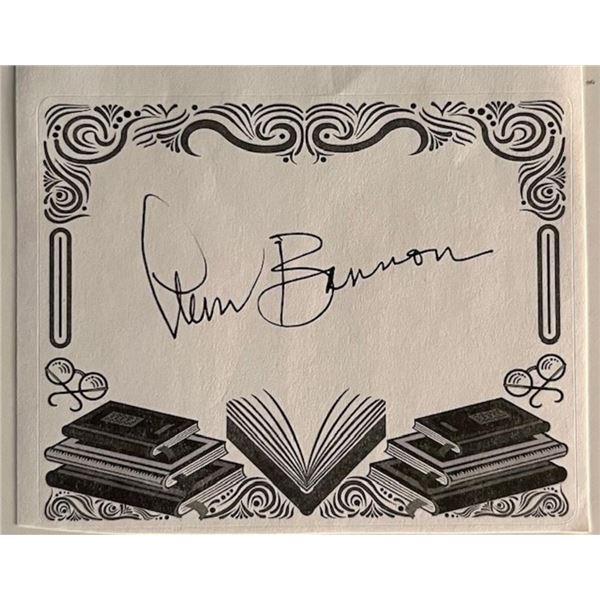 Author, Ann Bannon Original Signature