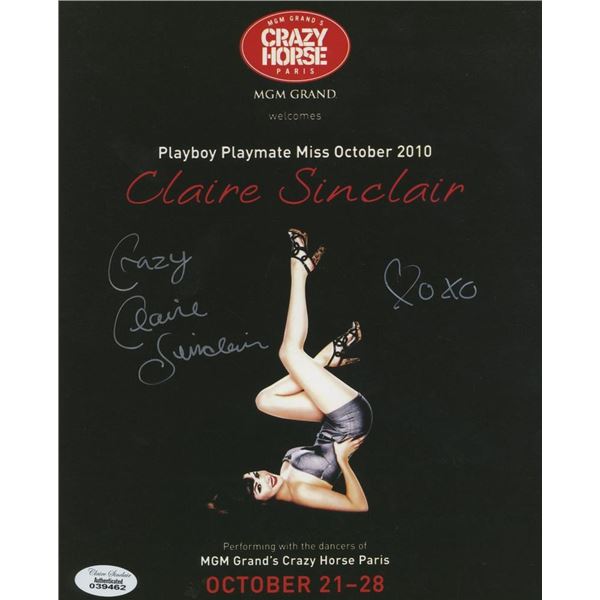 Claire Sinclair signed MGM Crazy Horse  photo