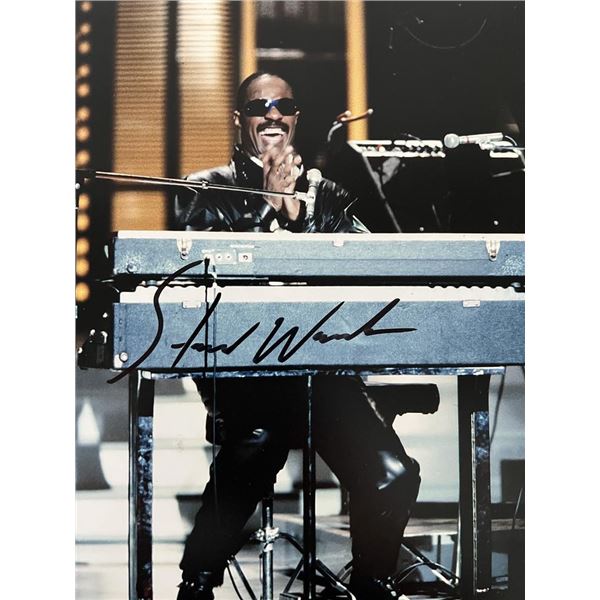 Stevie Wonder Signed Photo