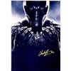 Image 1 : Black Panther Chadwick Boseman facsimile signed movie photo