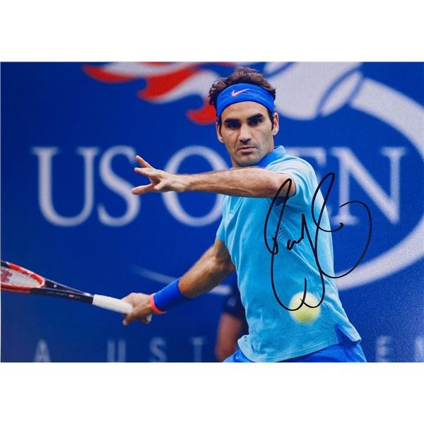 ATP Roger Federer facsimile signed  photo