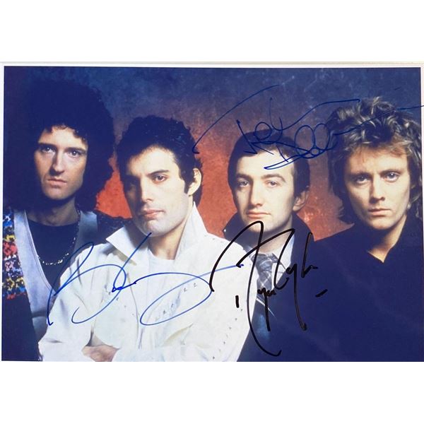 Queen band facsimile signed  photo