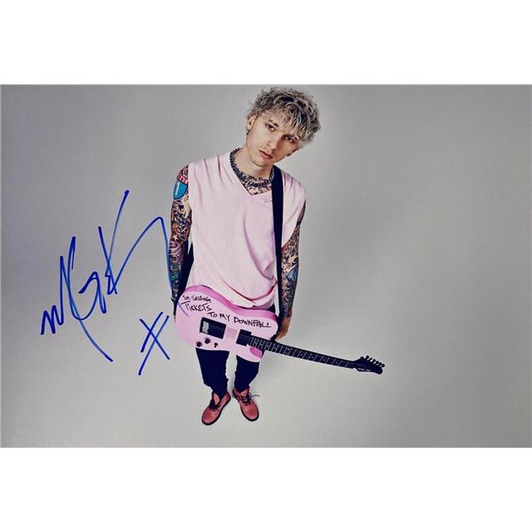 Machine Gun Kelly facsimile signed  photo