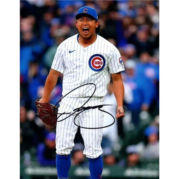 Chicago Cubs ShÅta Imanaga facsimile signed photo