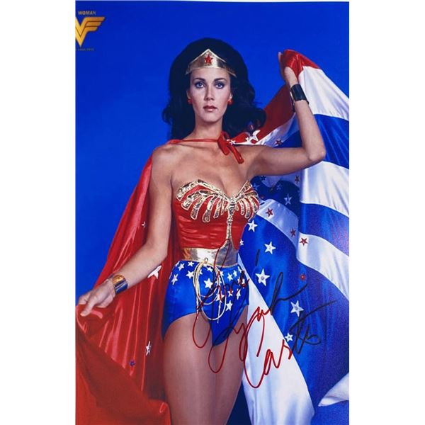 Wonder Woman Lynda Carter facsimile signed  photo