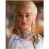 Image 1 : Game of Thrones Emilia Clarke facsimile signed photo