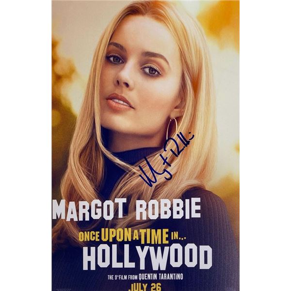 Once Upon A Time in Hollywood Margot Robbie facsimile signedphoto
