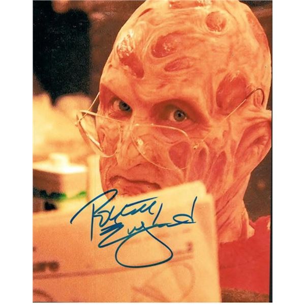 A Nightmare on Elm Street Rovert Englund facsimile signed movie photo