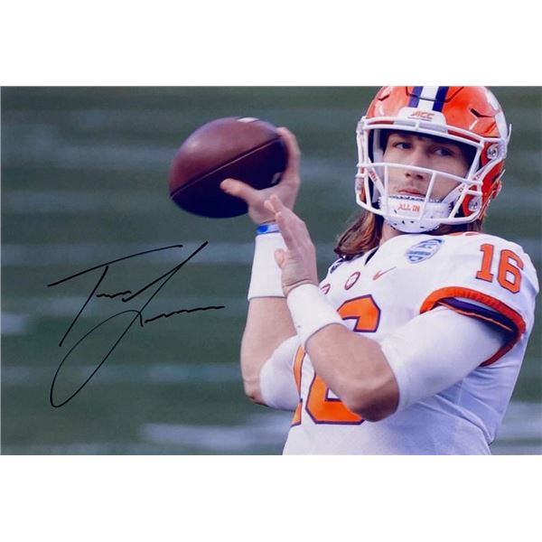 Clemson Tigers Trevor Lawrence facsimile signed  photo