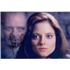 Image 1 : The Silence of the Lambs Jodie Foster facsimile signed movie photo