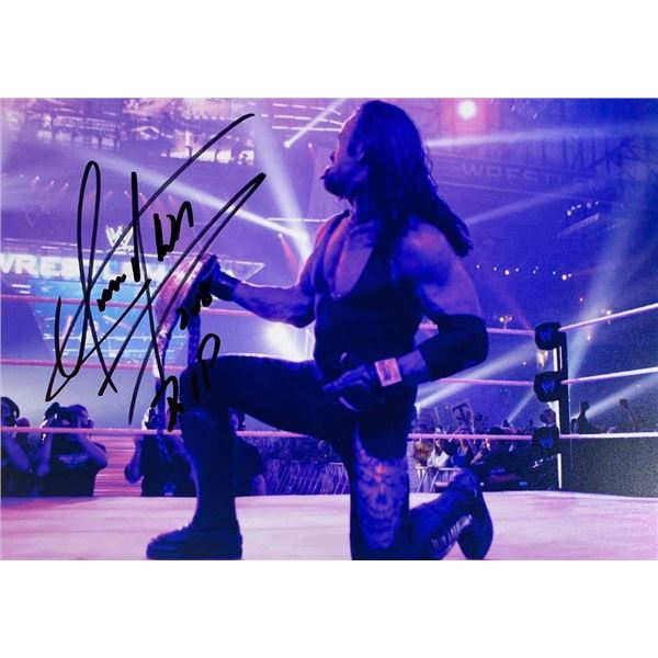 The Undertaker Mark William Calaway facsimile signed  photo
