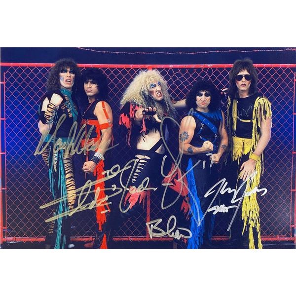 Twisted Sister facsimile band signed photo