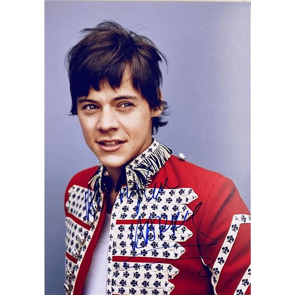 Harry Styles facsimile signed  photo