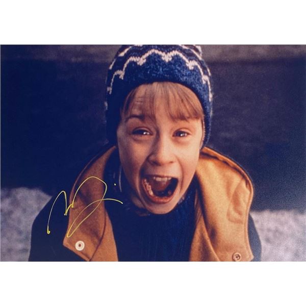 Home Alone Macaulay Culkin facsimile signed  photo