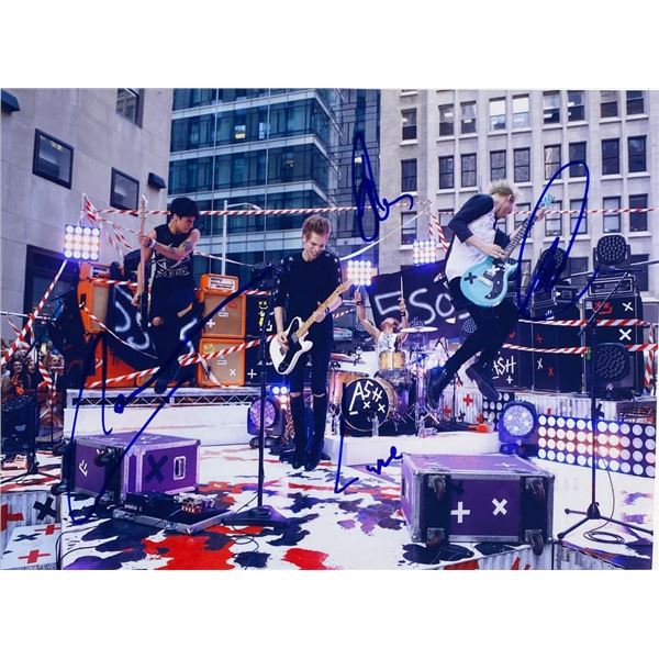 5 Seconds of Summer facsimile signed photo