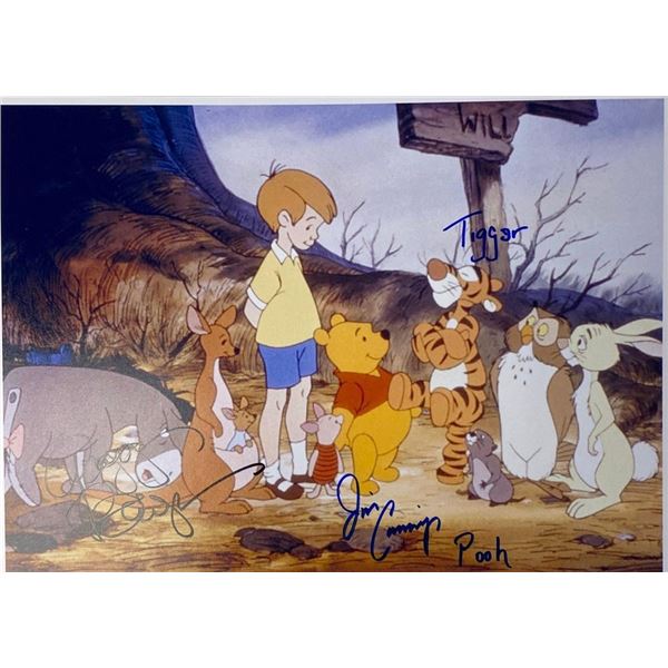 Winnie the Pooh Jim Cummings and...facsimile signed  movie photo