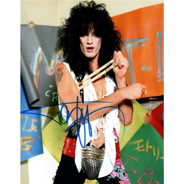 MÃ¶tley CrÃ¼e Tommy Lee facsimile signed photo