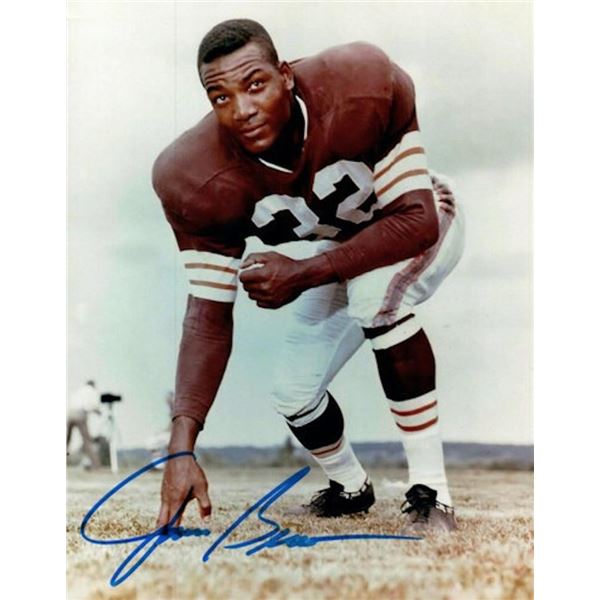 Cleveland Browns Jim Brown facsimile signed photo