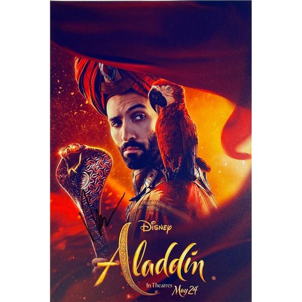 Aladdin Marwan Kenzari facsimile signed  movie photo