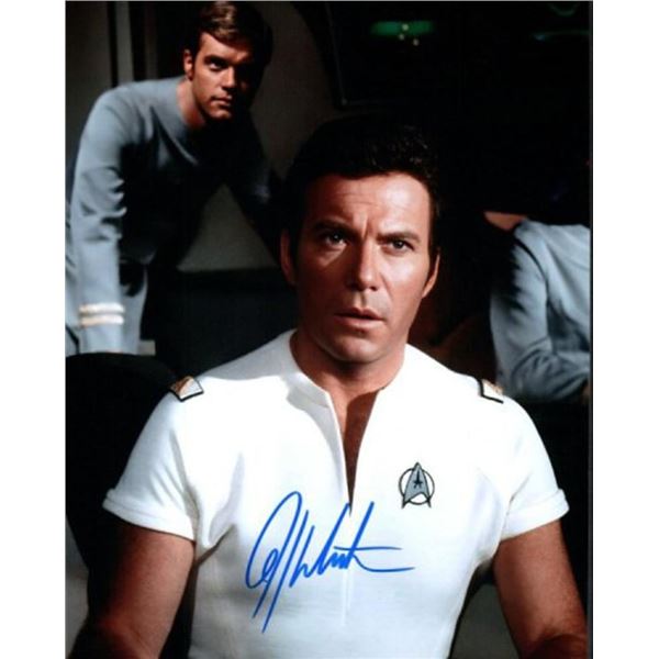 Star Trek William Shatner facsimile signed photo