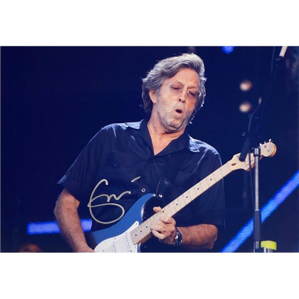 Eric Clapton facsimile signed photo