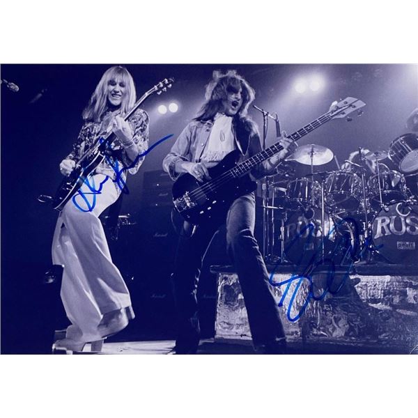 Rush band facsimile signed  photo