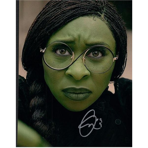 Wicked Cynthia Erivo facsimile signed movie photo