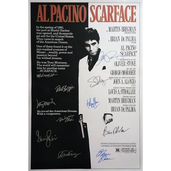 Scarface cast facsimile signed  movie photo