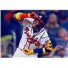 Image 1 : Atlanta Braves Ronald Acuna Jr facsimile signed  photo