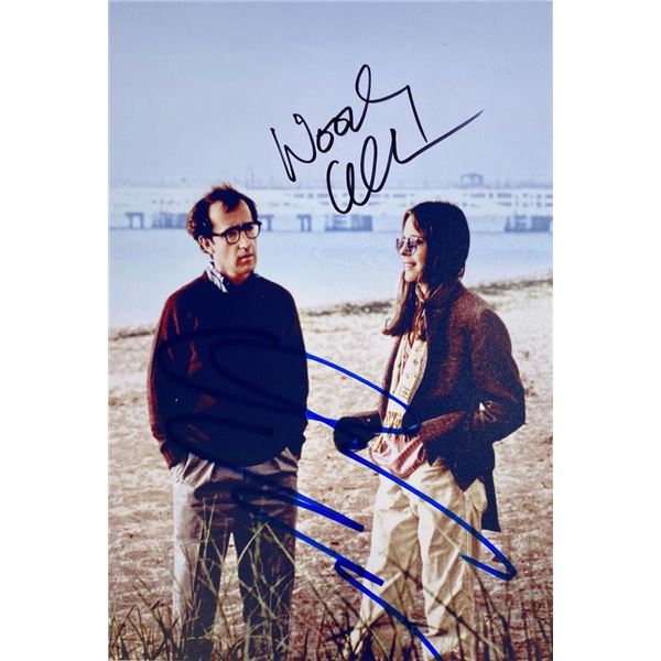 Annie Hall Woody Allen and Diane Keaton facsimile signed  movie photo