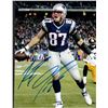 Image 1 : New England Patriots Rob Gronkowski facsimile signed  photo