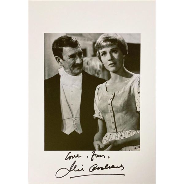 Julie Andrews facsimile signed  movie photo