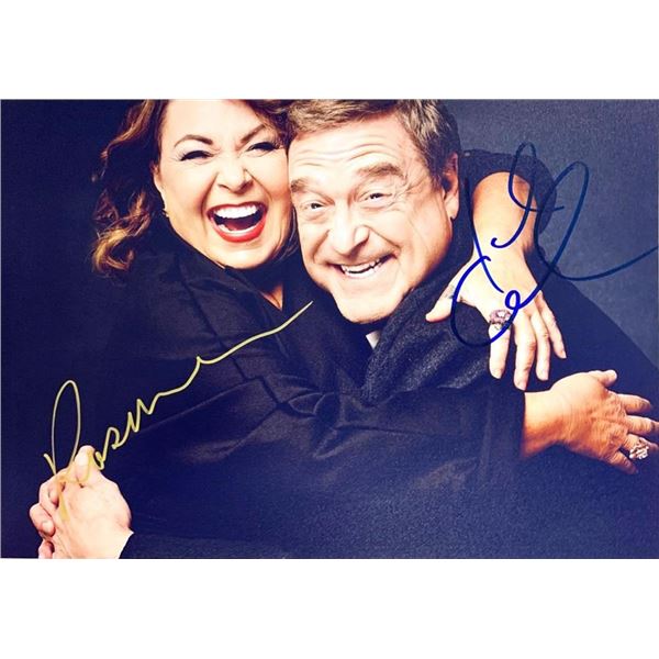 Roseanne cast facsimile signed photo