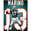 Image 1 : Miami Dolphins Dan Marino facsimile signed photo