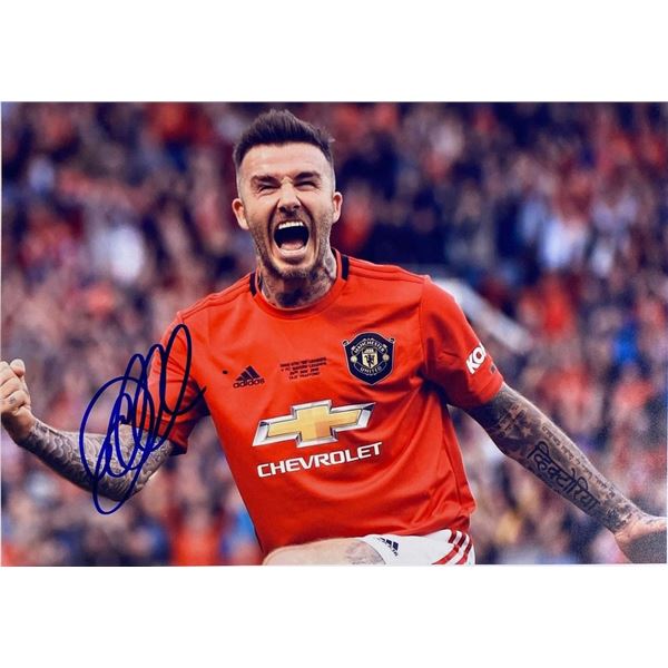 David Beckham facsimile signed  photo