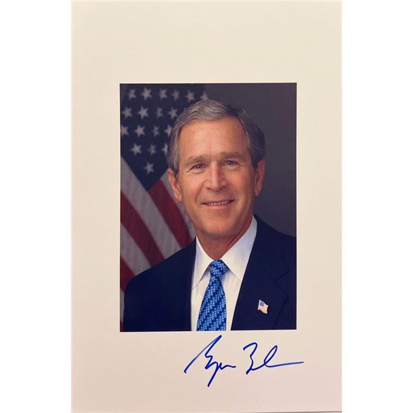 George W. Bush facsimile signed photo