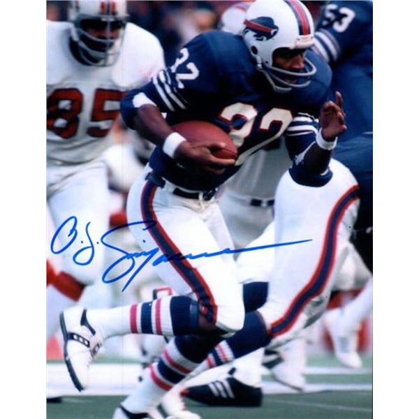 OJ Simpson facsimile signed photo