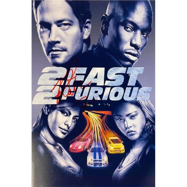 2 Fast 2 Furious Paul Walker facsimile signed  movie photo