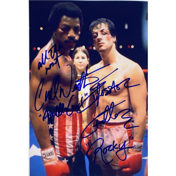 Rock cast facsimile signedphoto