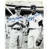Image 1 : Mickey Mantle & Willie Mays facsimile signed  photo