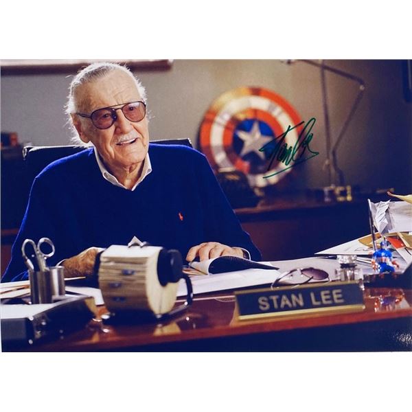 Stan Lee facsimile signed  photo