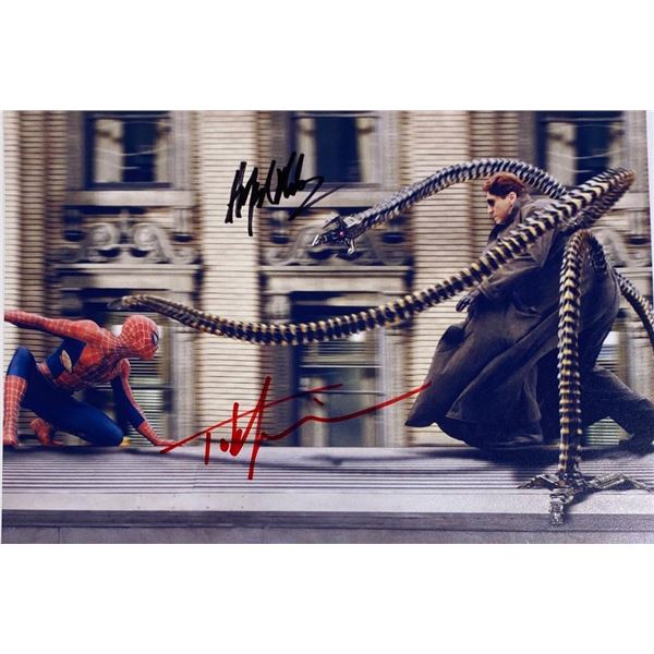 Spider-Man 2 cast facsimile signedphoto
