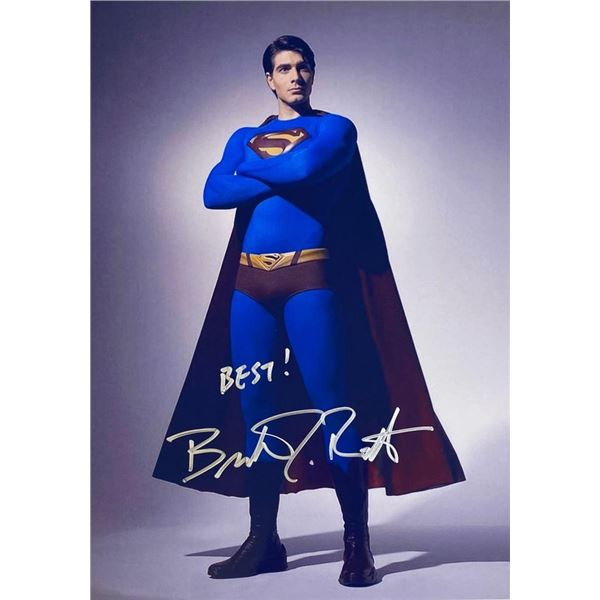 Superman Brandon Routh facsimile signed photo